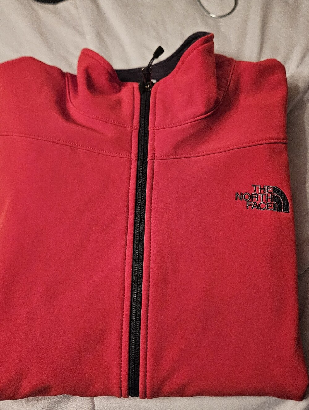 Men's "The North Face" Red Full-Zip Jacket (Apex Bionic Softshell) Size XL
